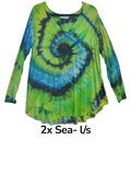 Ladies V-neck l/s tees